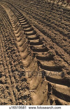 Stock Image - agriculture equipment, landscape, agriculture. Fotosearch