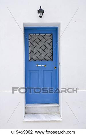 Stock Image - Blue, Day, Colored, Building, Architecture. Fotosearch