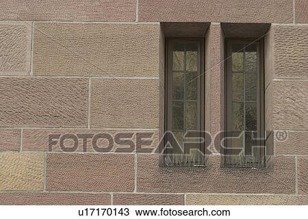 Stock Image - building, exterior, barrier, divider, barricade, cement. Fotosearch
