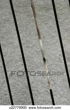 Stock Image - spacing, parallel, bars, close-up, outdoor, structure. Fotosearch