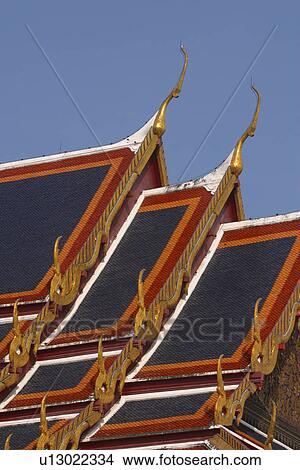 temple, roof, ornate, tiles, architecture, Buddhism View Large Photo Image Picture - temple, roof, ornate, tiles, architecture, Buddhism. Fotosearch