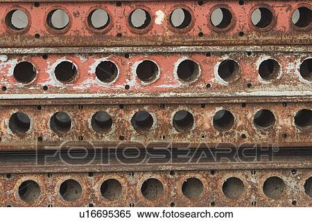 Stock Photography - beams, material, hardware, rigid, decay, metal. Fotosearch