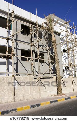 Stock Photo - Boundary, Building, Building Exterior, Building Structure, Construction Frame. Fotosearch