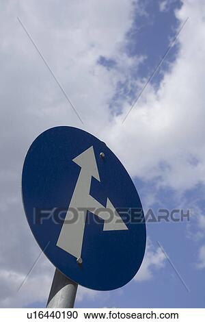 Circle, Day, Cloud, Close-Up, Arrow Sign View Large Photo Image Stock Image - Circle, Day, Cloud, Close-Up, Arrow Sign. Fotosearch