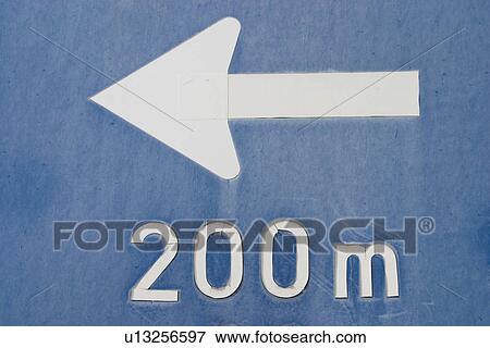 direction, distance, white, blue, 200, arrow View Large Photo Image Stock Photo - direction, distance, white, blue, 200, arrow. Fotosearch