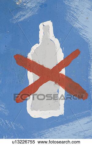Stock Photography - Blue, Bottle, Close-Up, Cross, Detail. Fotosearch