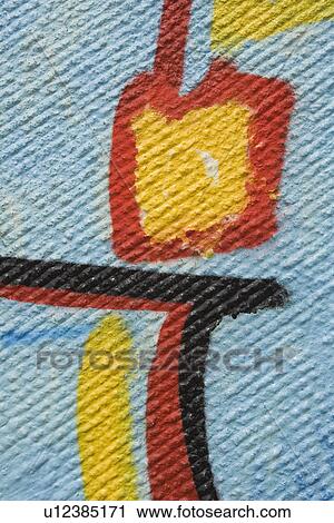 Stock Image - Blue, Close-Up, Design, Indoors, Multi-Colored. Fotosearch