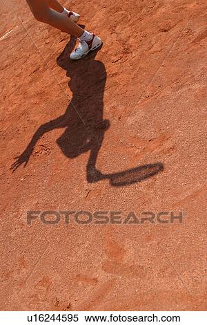 Stock Photography - girl, young, young girl, sporty, sports, tennis. Fotosearch