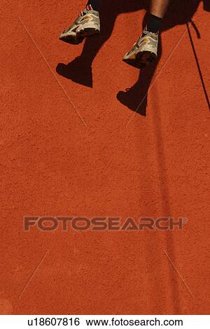 Stock Photograph - repelling, recreation, rescue, construction, grip, feet. Fotosearch