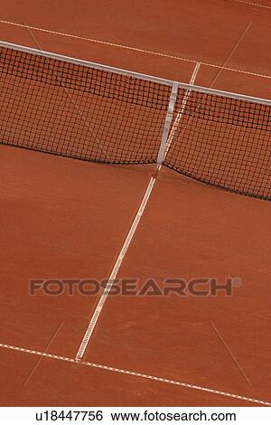 Stock Photograph - stripe, line, clay, net, shadow, surface. Fotosearch