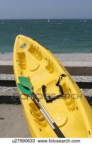 Stock Image - yacht, sailboat, surfboat, surfing, rows, outdoor. Fotosearch