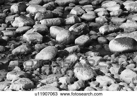 Stock Image - Black And White, Stones, Rocky. Fotosearch