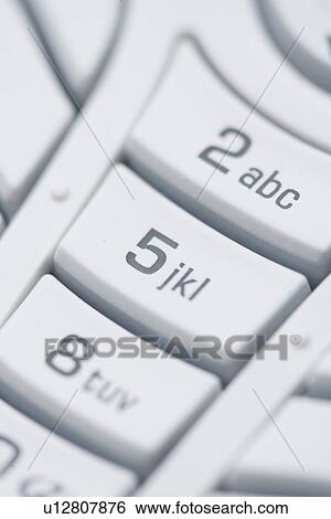 Stock Photograph - Indoors, Black And White, Full Frame, Close-Up, Button, Alphabet. Fotosearch