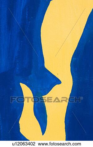 Drawing - Blue, Bright, Close-Up, Graphic, Illustration And Painting. Fotosearch