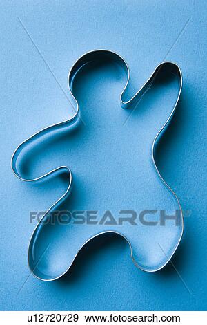 Stock Photo - Blue, Close-Up, Colored Background, Indoors, Metal. Fotosearch