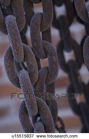 Chain, Close-Up, Day, Focus On Foreground, Iron View Large Photo Image Stock Photo - Chain, Close-Up, Day, Focus On Foreground, Iron. Fotosearch