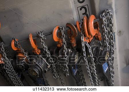 Stock Image - Chain, Close-Up, Day, Group Of Objects, Hanging. Fotosearch