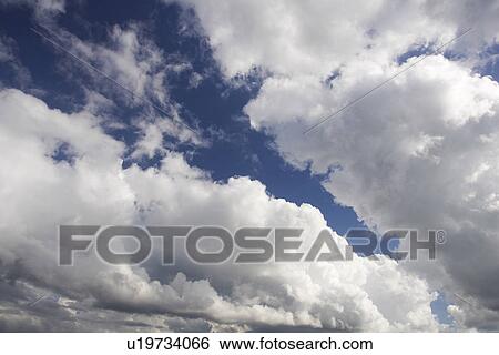 Stock Photograph - Cloud, Cloudscape, Cumulus Cloud, Day, Fluffy. Fotosearch
