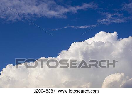 Cloud Formation, Blue, Climate, Bright, Blue Sky, Atmosphere View Large Photo Image Stock Photo - Cloud Formation, Blue, Climate, Bright, Blue Sky, Atmosphere. Fotosearch