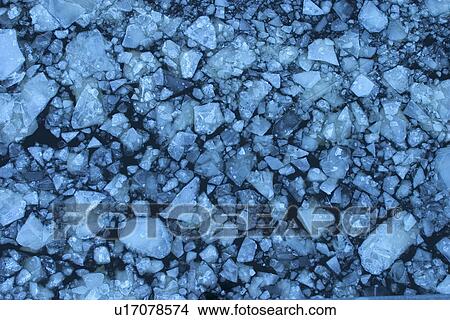 Picture - gray, concrete, rocks, stones, pebbles, surface. Fotosearch