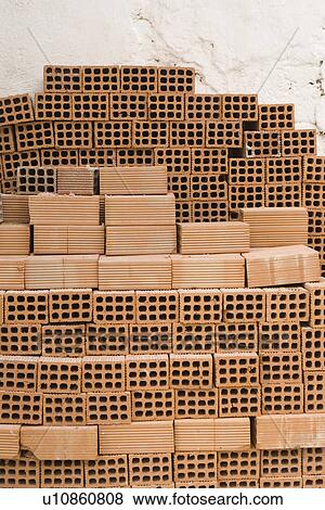 Stock Photo - Block, Close-Up, Concrete, Concrete Block, Construction Site. Fotosearch