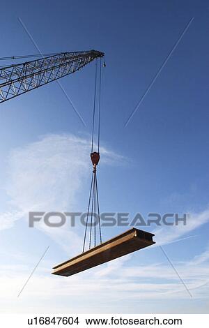 Picture - industry, crane, machine, machinery, rig, assistance. Fotosearch