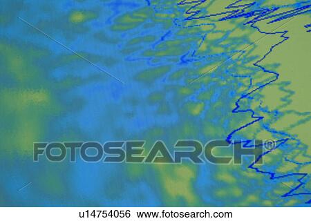 Stock Illustration - Blue, Close-Up, Defocused, Design, Green. Fotosearch