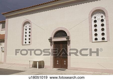 Stock Photo - Building Exterior, Door, Day, Building Structure, Arch. Fotosearch