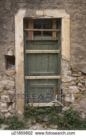 Stock Image - Close-Up, Day, Door, Entrance, Exterior. Fotosearch