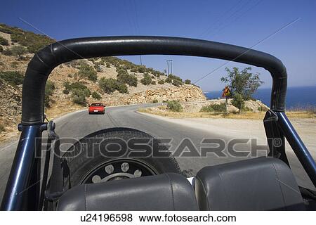 Stock Photo - Car, Clear Sky, Close-Up, Day, Hill. Fotosearch