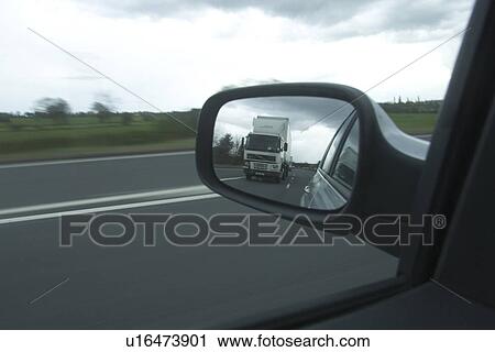 Stock Image - Car, Close-Up, Cloud, Day, Dividing Line. Fotosearch