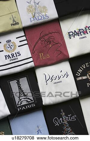Stock Photo - close-up, shirt, text, writing, written, casual. Fotosearch