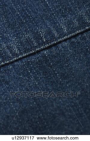 Stock Photo - Blue, Casual Clothing, Close-Up, Denim, Fabric. Fotosearch