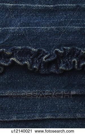 Stock Image - Blue, Close-Up, Dark, Denim, Design. Fotosearch