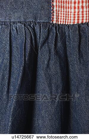 Stock Photo - Checked, Close-Up, Denim, Design, Fabric. Fotosearch