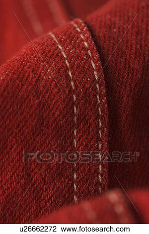 Stock Image - Close Up, Close-Up, Denim, Fabric, Fold. Fotosearch