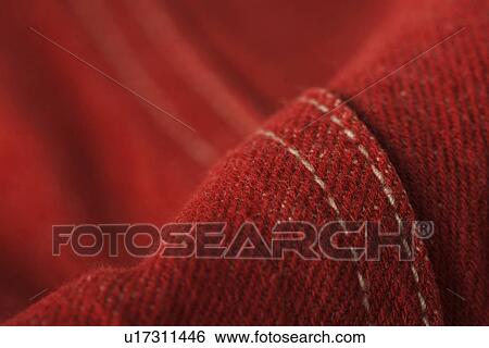 Stock Photograph - Close Up, Close-Up, Denim, Fabric, Fold. Fotosearch