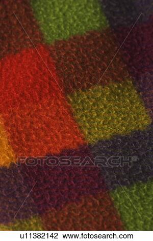 Stock Image - Close-Up, Design, Flannel, Indoors. Fotosearch