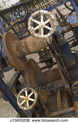 Stock Photo - Chain-Link Fence, Safety, Protection, Security, Close-Up. Fotosearch