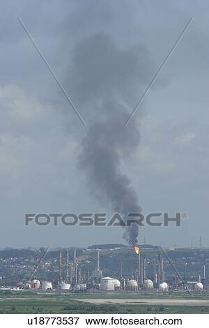 Stock Photo - Chimney, Contamination, Emissions. Fotosearch