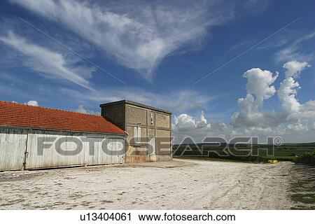 Stock Image - concrete, cement, storehouse, rough, close-up, outdoors. Fotosearch