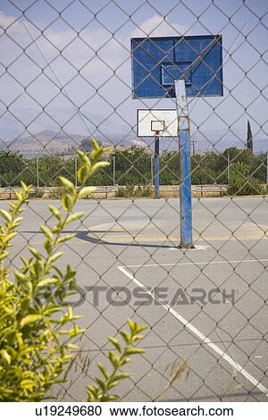 Stock Image - Basketball, Court, Day, Education, Establishment. Fotosearch