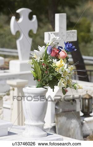 Stock Photograph - Graveyard, Burial Ground, Burial Site. Fotosearch
