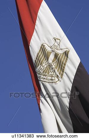 Stock Image - Black, Close-Up, Clear Sky, Blue, Arabic Script. Fotosearch