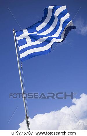Stock Photo - Blue, Clouds, Cloth, Celebration, Air. Fotosearch