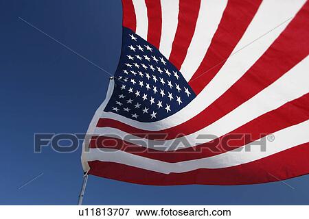 Stock Photo - flag, detail, nationality, shadow, colorful, strips. Fotosearch