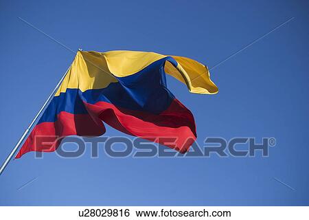 Stock Photograph - Outdoors, Flag. Fotosearch