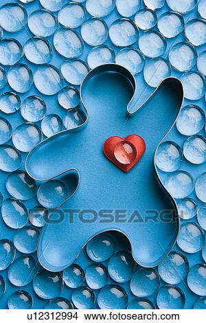 Picture - Bead, Blue, Close-Up, Full Frame, Glass. Fotosearch
