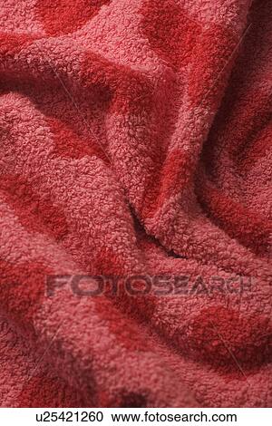 Stock Image - Close-Up, Fabric, Fold, Full Frame, Heart Shape. Fotosearch