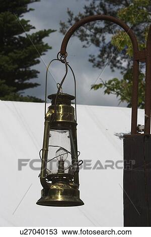 Stock Image - Lamp, Black And White, Household, Day, Bulb, Antique. Fotosearch